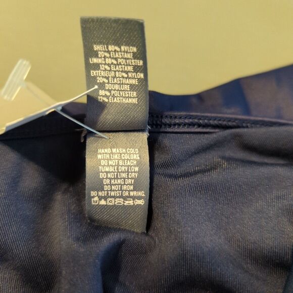 Aerie Cheeky Swimsuit One Piece Womens Medium Blue Long Ruffles Beach Pool - Picture 5 of 8